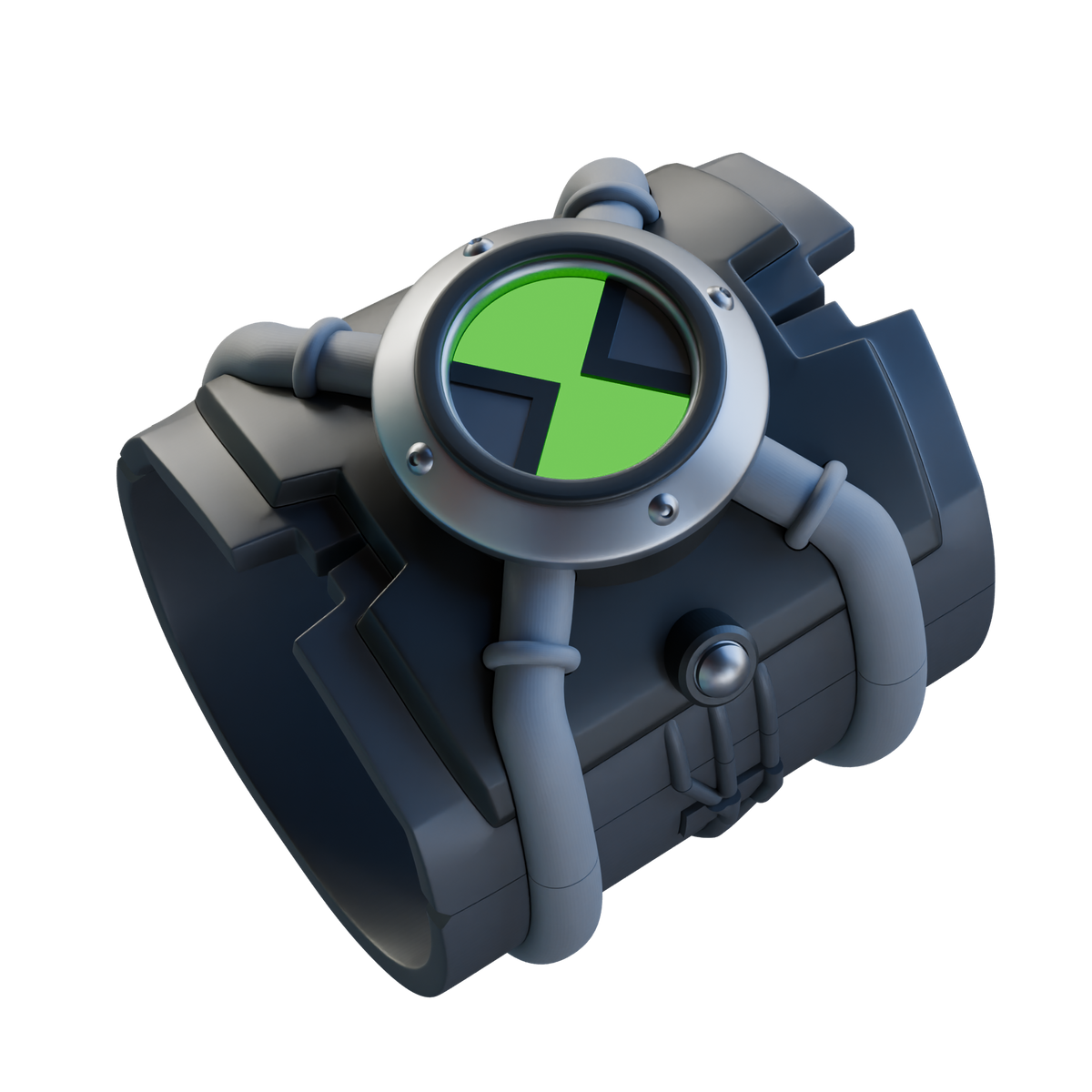 Ben 10 Race Against Time Omnitrix Pop Up 3D Printable File – Wireframe