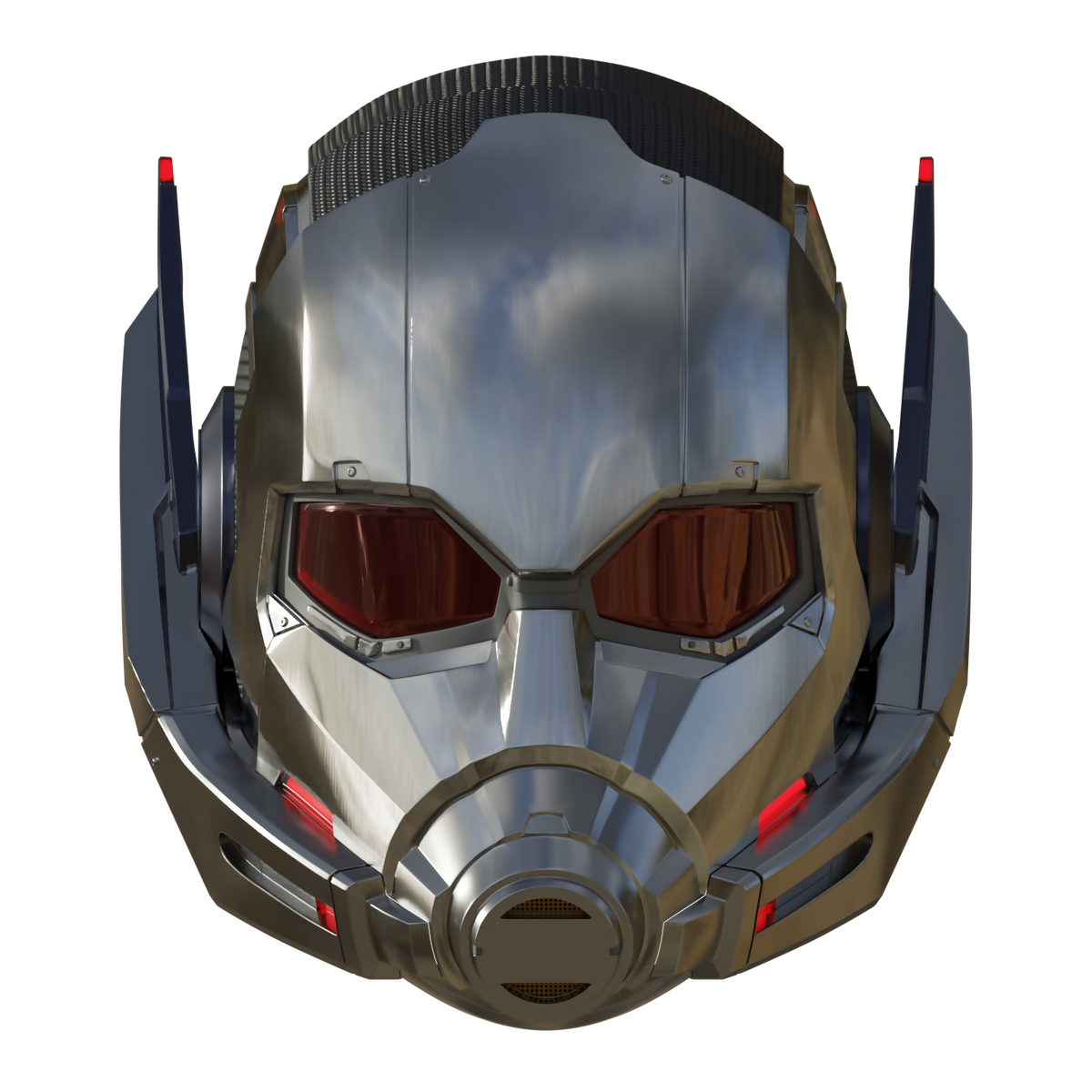 Ant Man Civil War Helmet 3D printable Model – Wireframe