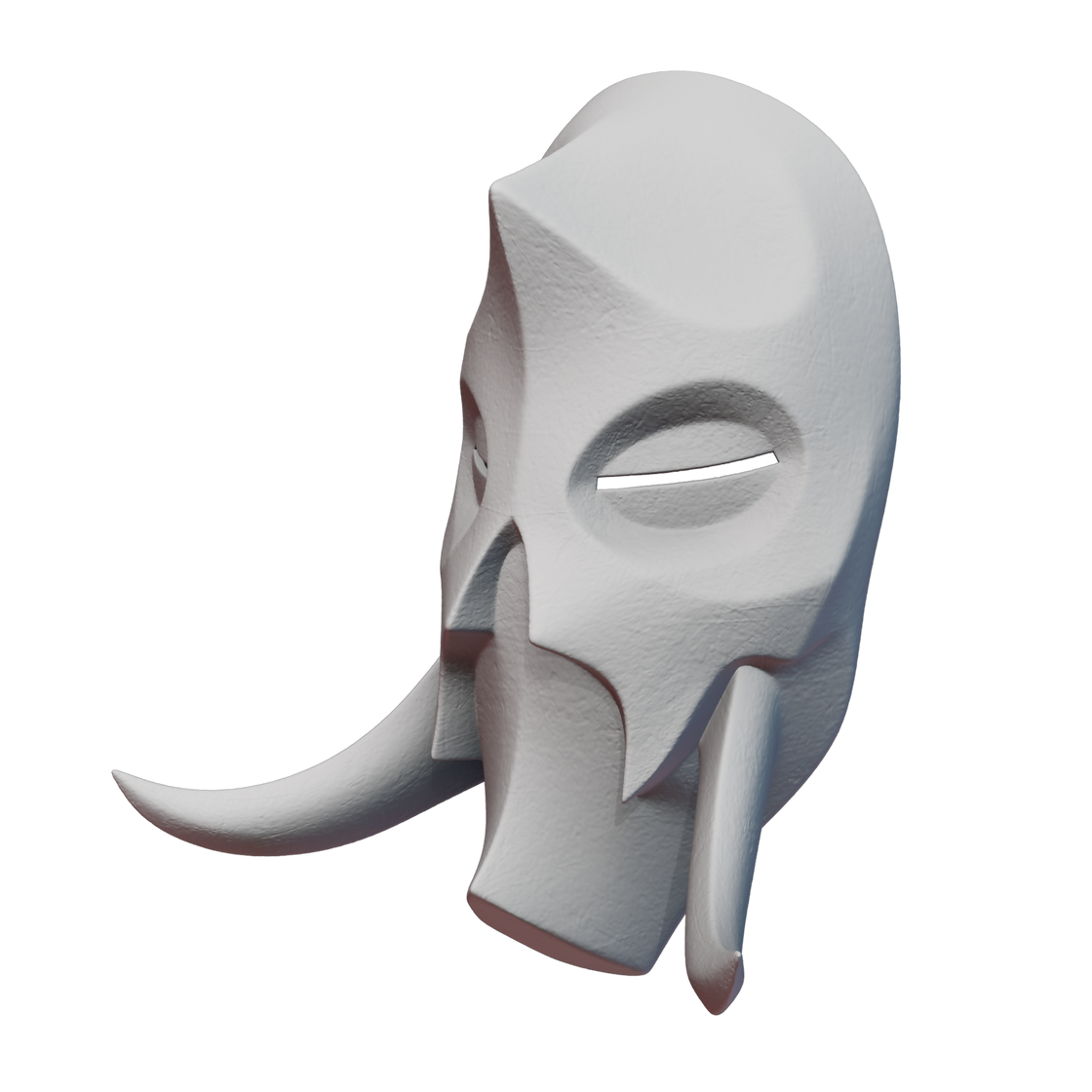 Skyrim Dragon Priest Konahrik Mask 3d Print Model Wireframe