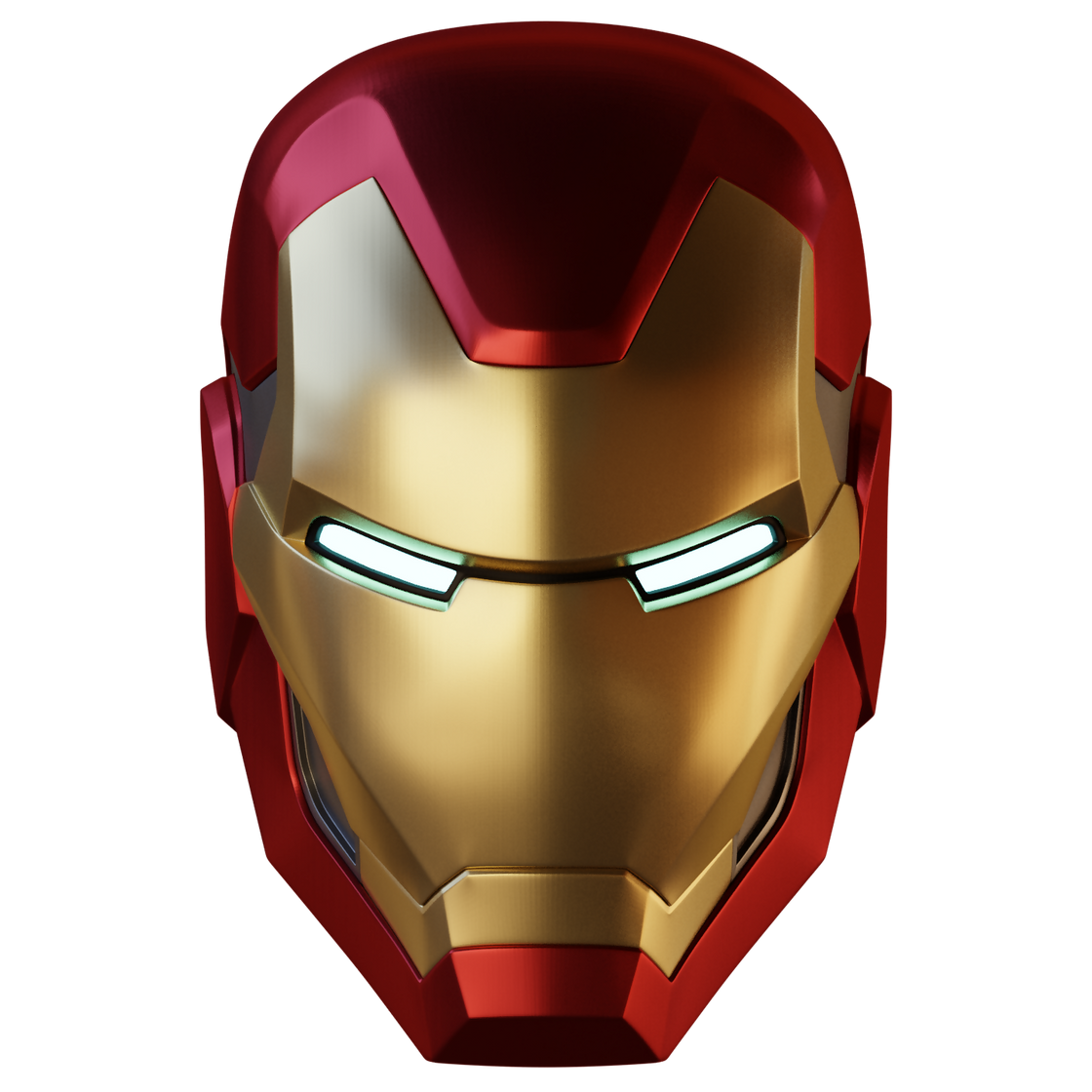 Video Game Ironman Mark 85 Helmet 3D Print Model – Wireframe