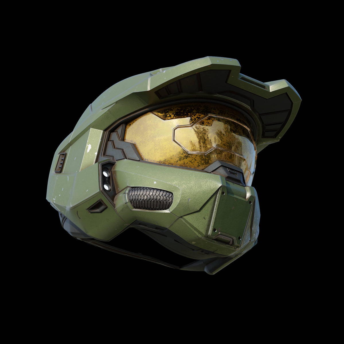 Halo Infinite Master Chief Helmet 3D File Kit – Wireframe