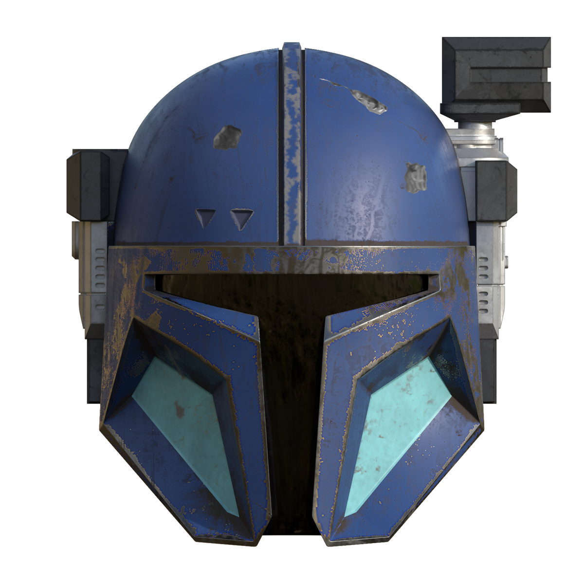 Paz Vizsla Helmet - 3D Print Model – Wireframe