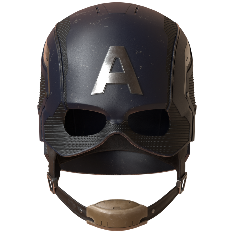 B Grade black captain sold america helmet